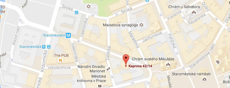 Kaprova 42/14, 110 00 Praha 1